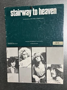 LED ZEPPELIN Stairway to Heaven Vintage 1972 SHEET MUSIC - Picture 1 of 7