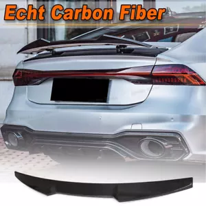 Alerón trasero de carbono borde de demolición alerón labio ala para Audi A7 S7 RS7 2019-2022 - Imagen 1 de 12