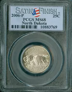 2006 P NORTH DEKOTA QUARTER PCGS MS68 SF PQ * - Picture 1 of 4