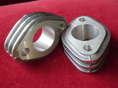 EXTENSIONES DE CARBURADOR CON ALETAS 30 MM AMAL 930 TRIUMPH BONNEVILLE CAFÉ RACER WEBCO Foto 1 de 3