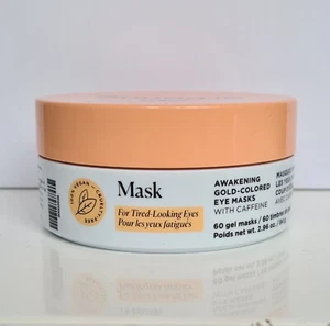Arbonne Awakening Gold-Colored Eye Masks with Caffeine 60 gel - Picture 1 of 1