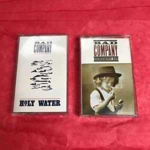 Bad Company Dangerous Age and Holy Water Cassette Tape Lot of 2 - Picture 1 of 4