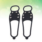  Ice Cleat Spikes Crampons Non Slip Overshoes Climbing Gear Boots