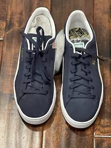 SNEAKERS PUMA SCAMOSCIATE BLU NAVY UOMO TG 12 US NUOVE SENZA ETICHETTE - Foto 1 di 10