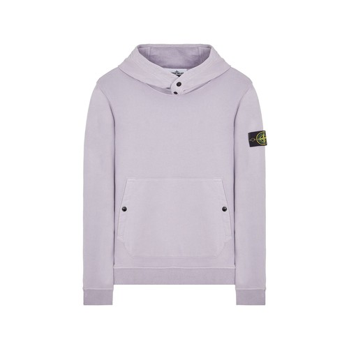 Stone Island 61720 Felpa con cappuccio lavanda
