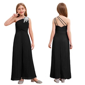 Flower Girls Princess Dress Kids Party Formal Wedding Bridesmaid Prom Dress - Picture 1 of 75