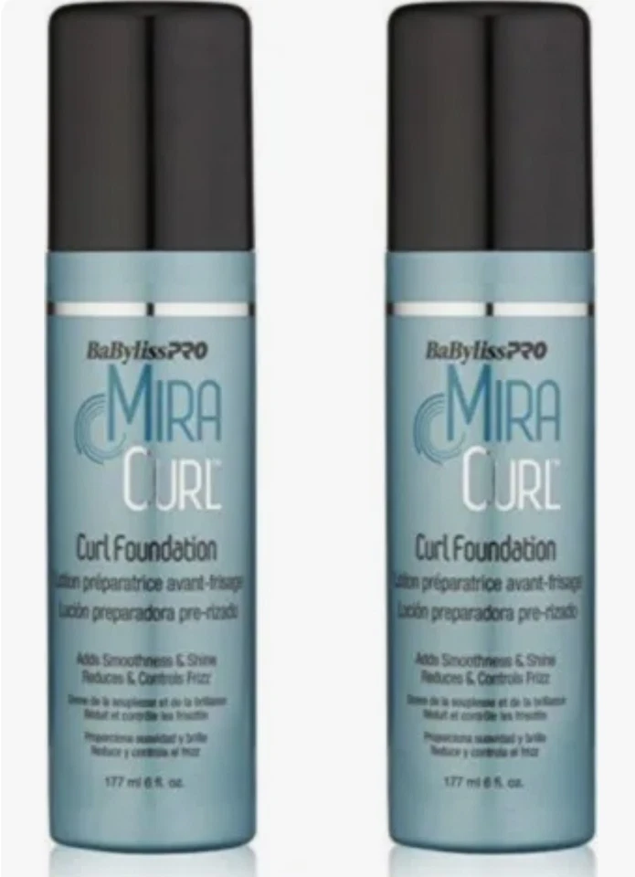 2 BaByliss Pro MIRA CURL Curl Foundation 6 fl oz Smooth & Shine Frizz Control - Image 1 of 1