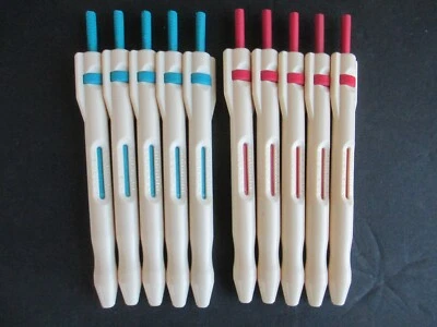 PURR-PECT PUNCH LOT of 10 NOS Purr-fect Perfect Punch Needles Pen Type Embroidery C98
