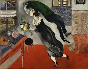 Birthday By Marc Chagall Quality Print - Frame Me - Picture 1 of 2