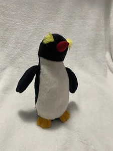 Aurora RockHopper Penguin Plush Stuffed Animal Toy Black And White - Picture 1 of 4