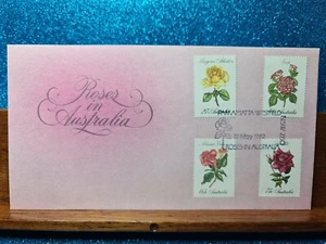 First Day Cover 📮(4 stamps) Roses in Australia📮 PARRAMATTA NSW - Bild 1 von 2