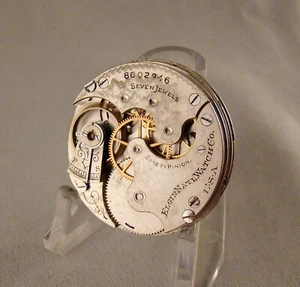 125 YEARS OLD RUNNING MOVEMENT DIAL ELGIN 7 JEWELS HUNTER CASE 6s POCKET WATCH - Picture 1 of 4