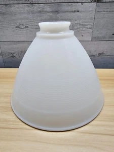 CORNING WARE MILCHGLAS LAMPENSCHIRM - KLEINES WAFFELMUSTER - 8" - Bild 1 von 5