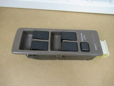92 93 94 95 96 97 Mazda 626 4DR Sedan TAN BROWN OEM Master Power Window Switch - Image 1 of 4