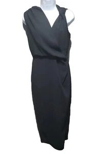 ASOS DESIGN Wrap Front Midi Dress - (Sz 4) **FAST SHIP** - Picture 1 of 7