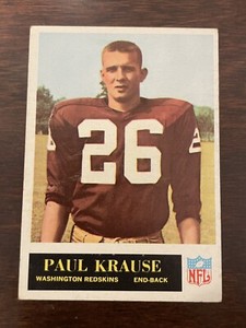 1965 PHILADELPHIA #189 PAUL KRAUSE ROOKIE CARD RC VINTAGE EX+ CONDITION HOF
