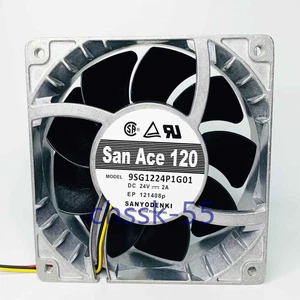1PCS NEW Sanyo Denki San Ace 120 9SG1224P1G01 24VDC 2A Fan - Picture 1 of 5