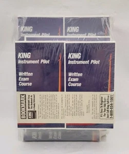 KING Instrument Rating Written Exam Course Books/VHS-New Sealed - Picture 1 of 3