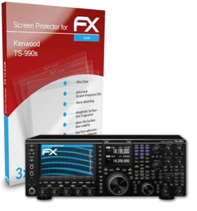atFoliX 3x Película Protectora para Kenwood TS-990s transparente - Imagen 1 de 9