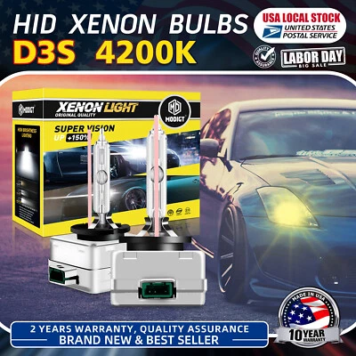 2 PIEZAS D3S 4200K HID xenón faros 42302 66340 para Jaguar F-Type 2016-2018 Foto 1 de 4