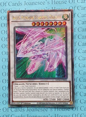 MP24-EN030 Accel Synchro Stardust Dragon Quarter Century Rare Yu-Gi-Oh 1st New - Image 1 of 4
