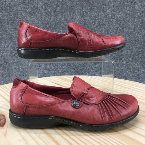 Scarpe Cobb Hill By New Balance mocassini slip on donna 7 M Paulette CAGO1BG rosso