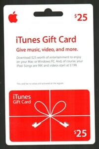 ITUNES Earbud Bow ( 2006 ) Gift Card ( $0 - NO VALUE )