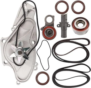 Timing Belt Kit w/ Water Pump for TKH002 19200-RDV-J01 14520-RCA-A01 14510-RCA - Bild 1 von 8