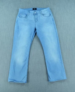 7 For All Mankind Jeans Herren 34 helle Waschung blau gerades Bein Denim - Bild 1 von 12