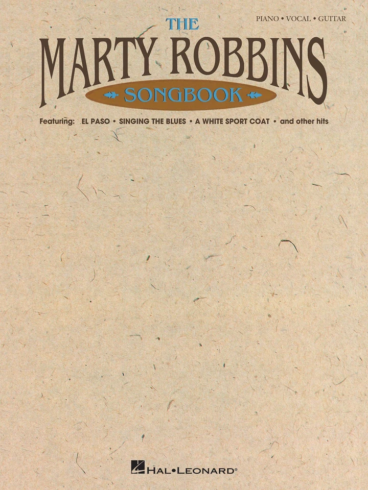 Livro de canções Marty Robbins para partituras de piano acordes de guitarra country livro de 16 músicas - Imagem 1 de 1