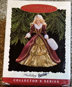 Hallmark Keepsake 1996 HOLIDAY BARBIE decorazione natalizia - Foto 1 di 4