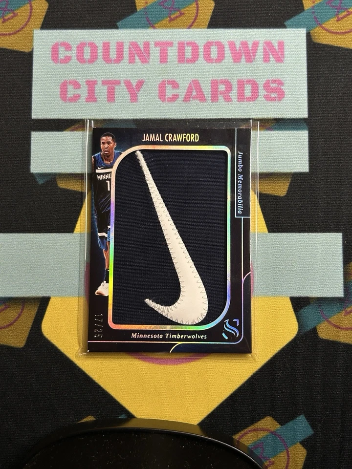 Parche Nike 2024 Panini Silhouette Jamal Crawford Jumbo Memorabilia/49 Juego Usado Foto 1 de 1