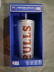 NEW Limited edition NBA Bling Chicago Bulls Hydrapeak Tumbler - Picture 1 of 4