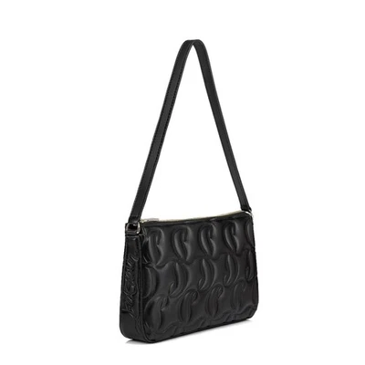 Christian Louboutin 1245241 Loubila Black Leather Quilted Shoulder Bag - Image 1 of 4