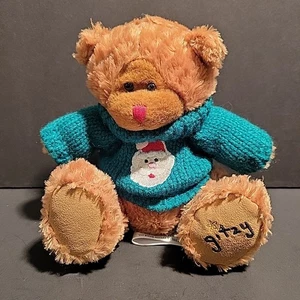 Beverly Hills Teddy Bear Co Gitzy Plüsch Weihnachtsbär Neu im Karton Santa Pullover - Bild 1 von 7