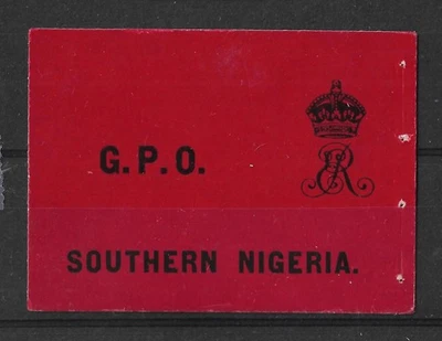 Portada de folleto del sur de Nigeria 1904. completo bklt CV£2000. Foto 1 de 2