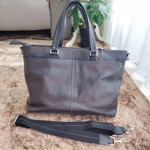 Coach Tasche Leder schwarz - Bild 1 von 10