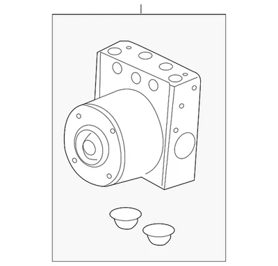 Conjunto de bomba ABS 9S4Z-2C215-B original Ford Focus 2008-2011 Foto 1 de 3