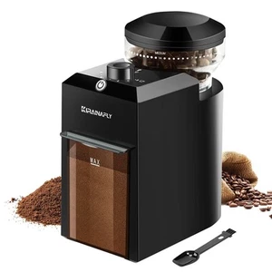 Automatic Burr Mill Coffee Grinder Electric Coffee Bean Grinding With 28 Adjusta - Picture 1 of 6