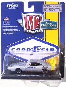 M2 Machines Auto-Drivers R45 1969 Dodge Charger Daytona Hemi Goodyear Reifen - Bild 1 von 4