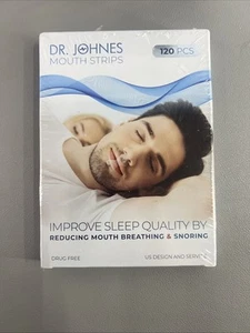Dr Johnes Mouth Strips Mouth Tape 120 Count 05/26 - Picture 1 of 2