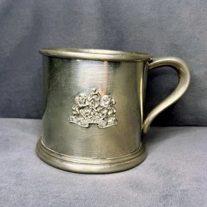 VTG RALPH LAUREN Polo Crest Toilette Shaving Container Pewter Mug (No Brush) - Bild 1 von 7