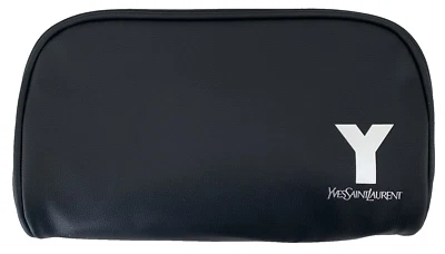 Yves Saint Laurent YSL Bolsa de Perfumes Negro Imitación Cuero Viaje Dopp Bolso Nuevo Foto 1 de 4