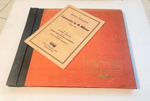 Box Record Set 4 x 12” - ALFRED CORTOT Concerto in A MINOR Victor 8313-8316 VTG - Picture 1 of 15