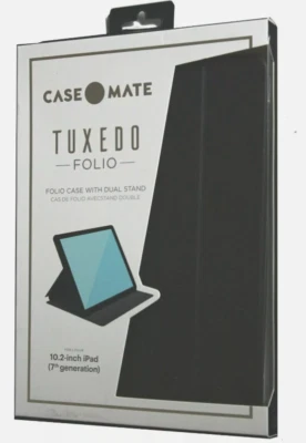 Case-Mate Tuxedo Folio - 10.2-inch iPad (8th/7th Generation) Black - Image 1 of 4