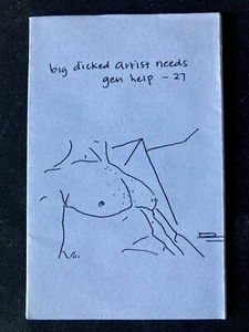 NYC Artist Made DIY Zine of LGBTQ Casual Encounters Limited Edition Numbered - Picture 1 of 3