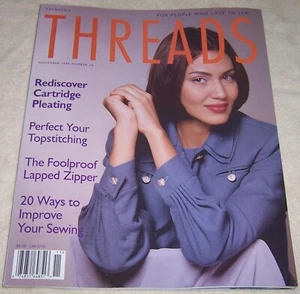 Taunton's Threads Magazine November 1998 sewing - Picture 1 of 1
