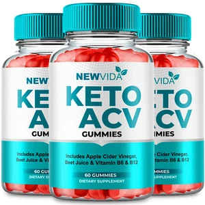 (3 Pack) NewVida Keto ACV Gummies New Vida Weight Management Gummy (180 Gummies) - Picture 1 of 3