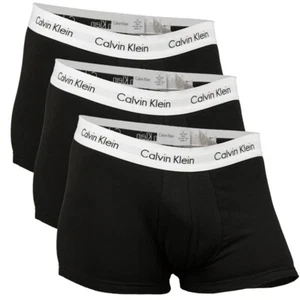 3 Caleçon Boxeur Calvin Klein Underwear Homme Noir U2664G 1 TL. S FAIRE OFFRE - Imagen 1 de 11