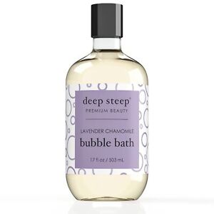 deep steep bubble bath, 17 oz (lavender chamomile)